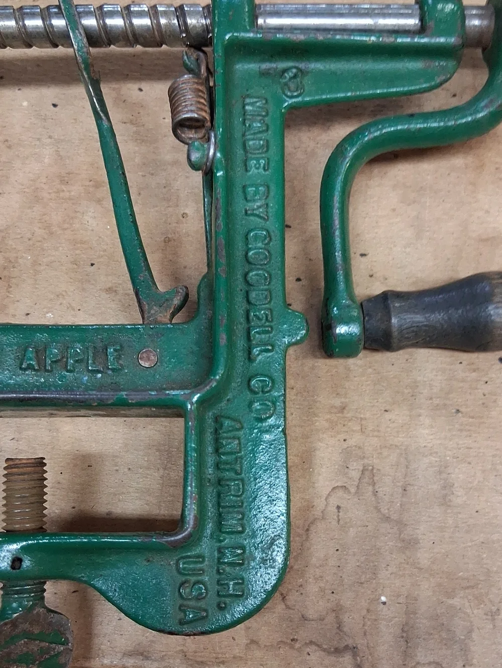 Vintage Apple Peeler‎ Antique White Mountain Goodell Antrim NH USA